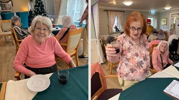 Bristol care home Residents dance in the New Year